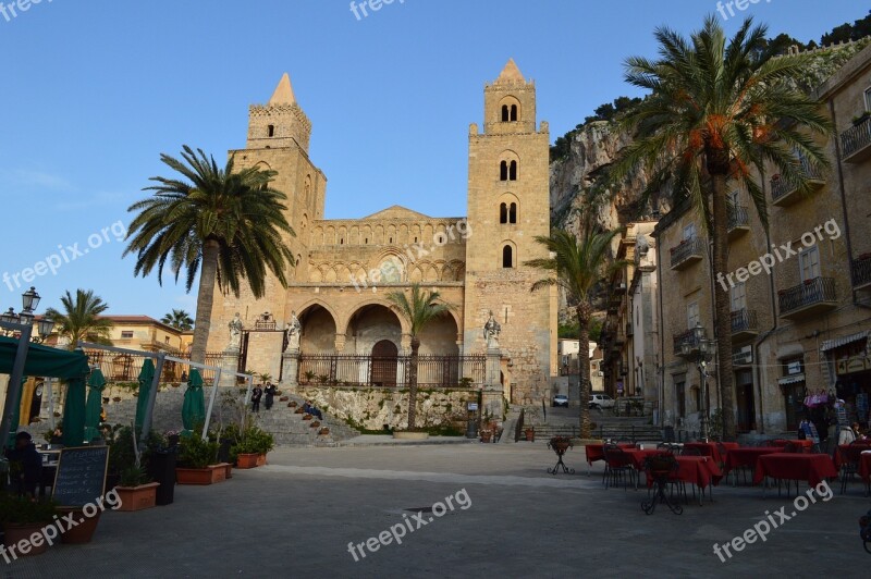 Cefalù Sicily Duomo Free Photos