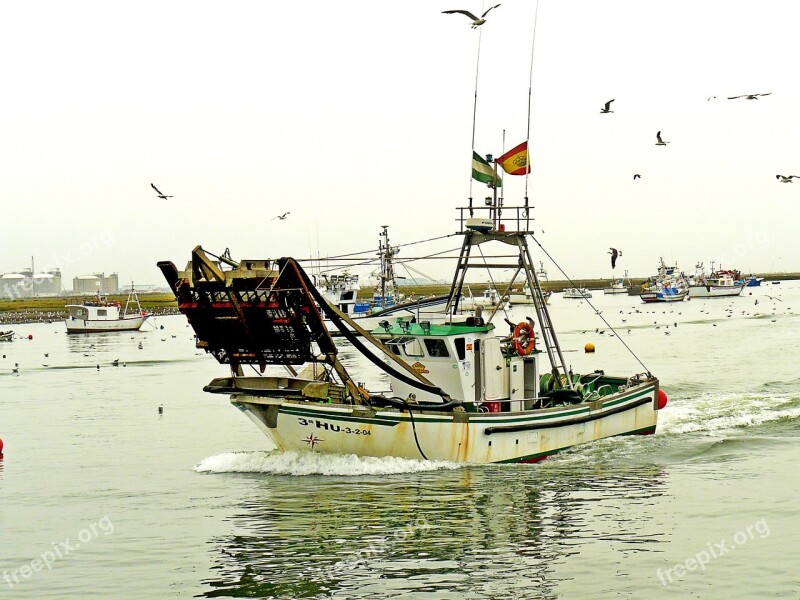 Boat Fishing Ria Free Photos