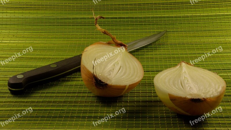 Onion Food Cooking Knife Vegetable