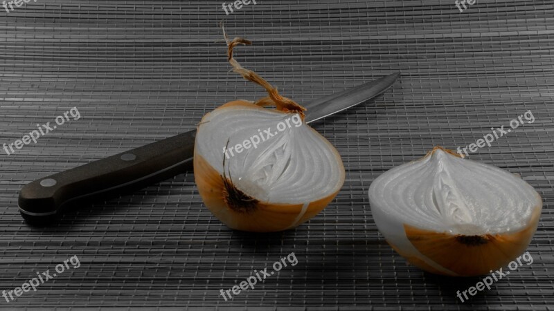 Onion Food Cooking Knife Vegetable