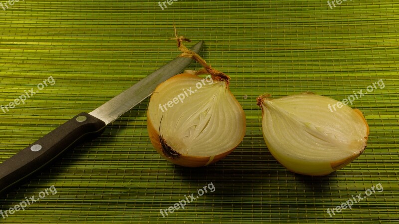 Onion Food Cooking Knife Vegetable