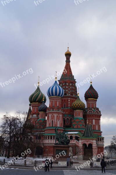 Vasily Cathedral Russia Moscow Free Photos