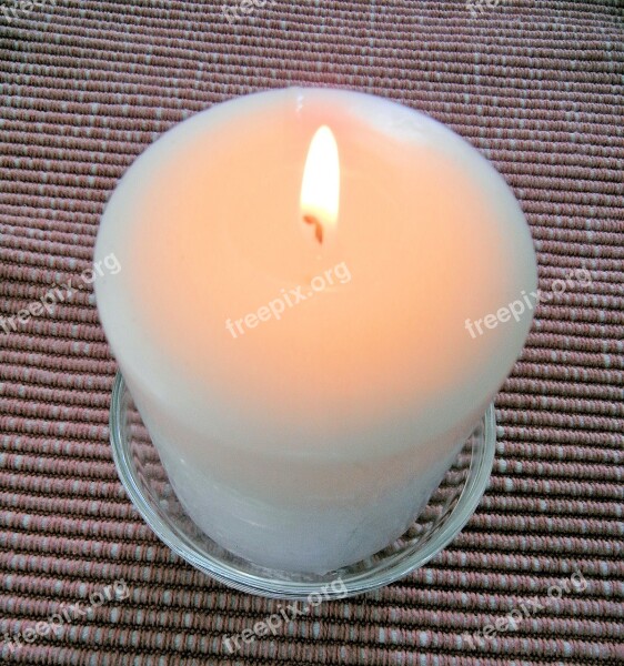 Candle Flame Table Place Mat Free Photos