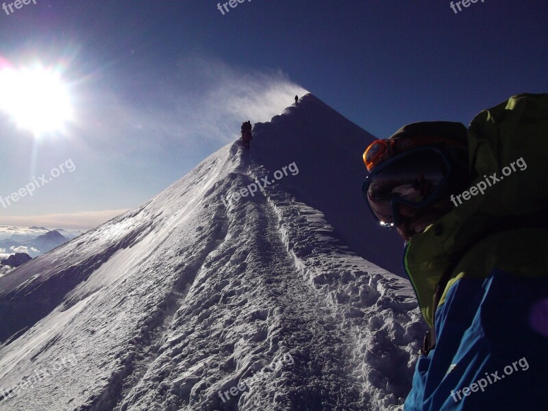 Ridge Bosses Ridge Montblanc Mont Blanc Altitude