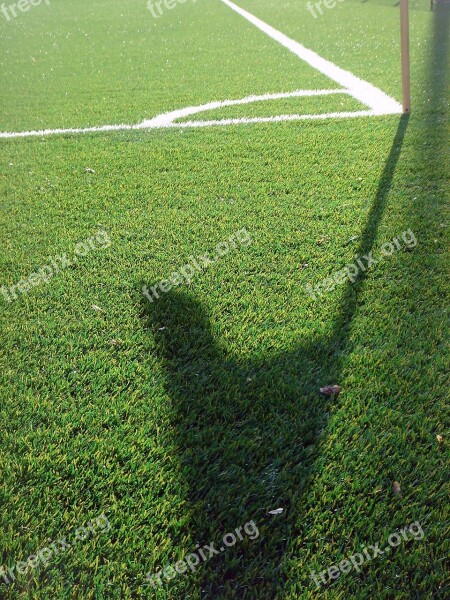 Sport Football Field Lawn Goal