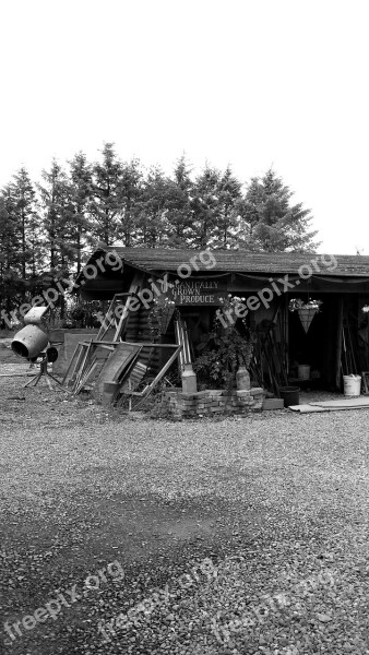 Gardening Tenby Black And White Sepia Plant Nursery