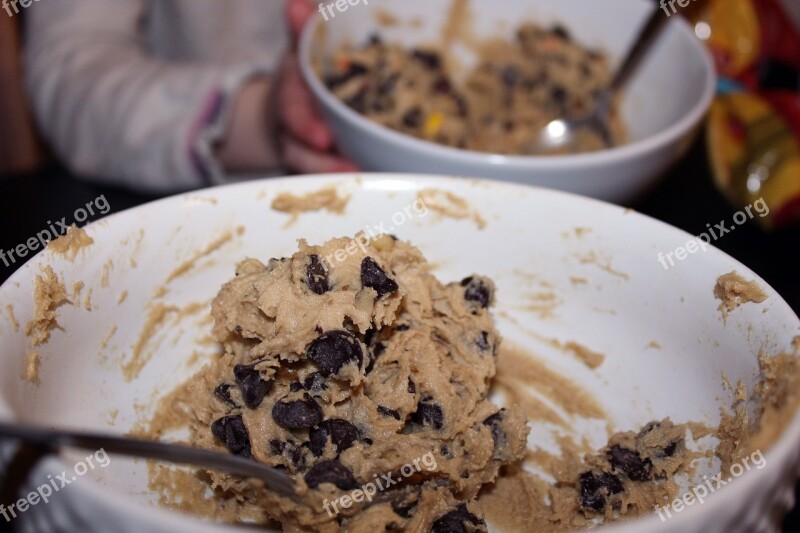 Chocolate Chip Cookie Dough Baking Sweet Treat