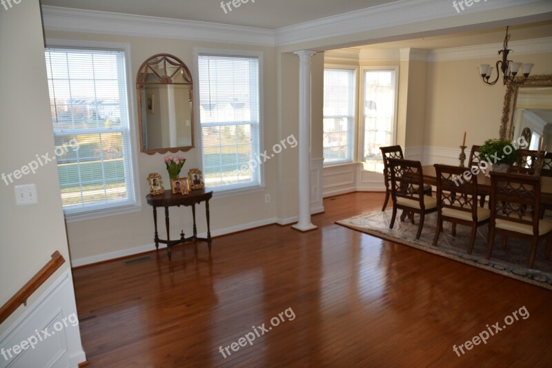 Dinning Room Home Interior Wood Floors Design Dinning