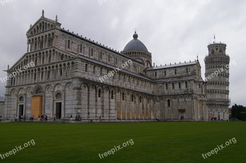 Cathedral Square Piazza Del Duomo Pisa Free Photos