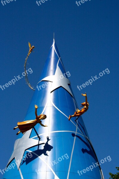 Disney Blue Sky Peter Pan Heaven Free Photos