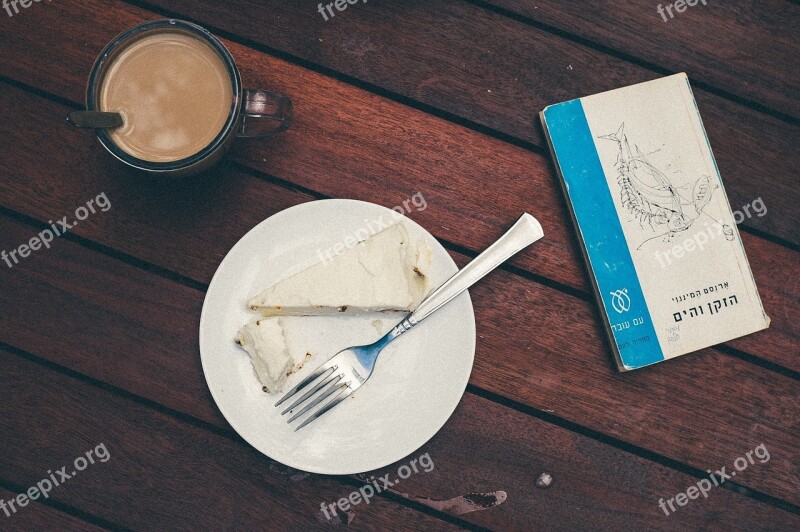 Coffee Cake Dessert Food Fork