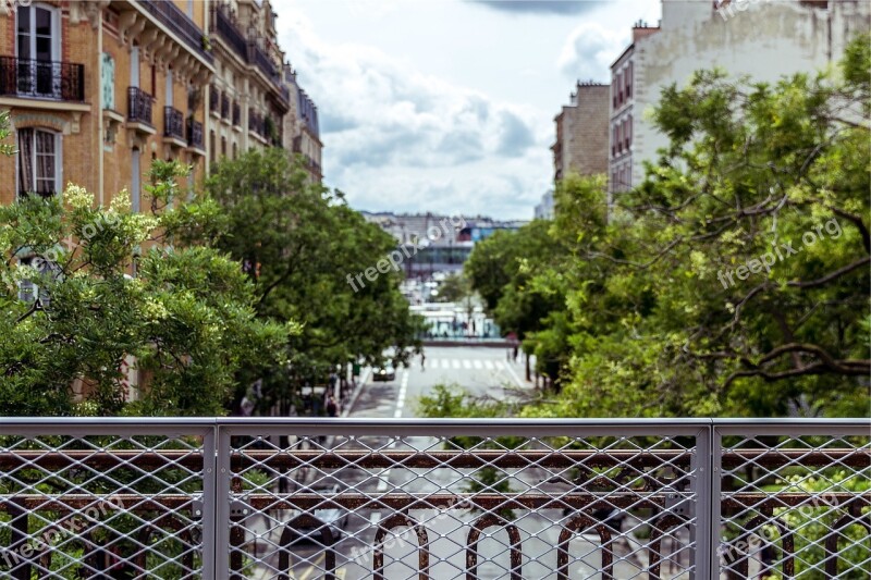 Chainlink Fence Overpass Road Street