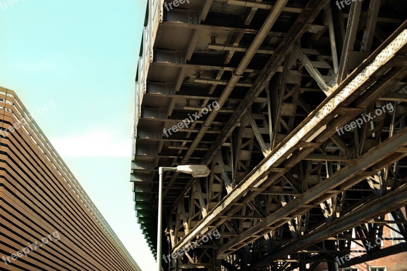 Bridge Overpass Architecture City Urban