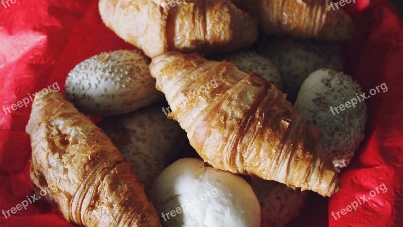 Croissants Pastries Cookies Baking Breakfast