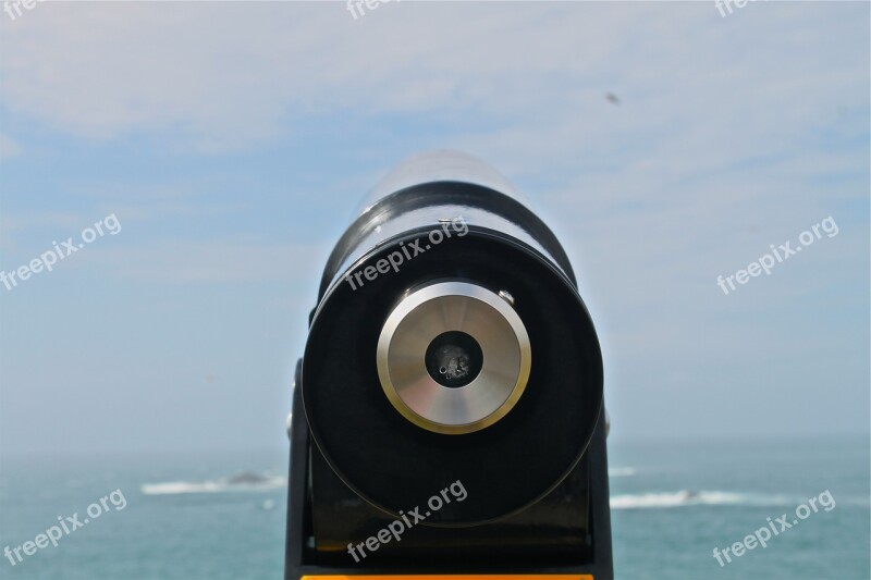 Tower Viewer Lookout Binoculars Telescope Distance