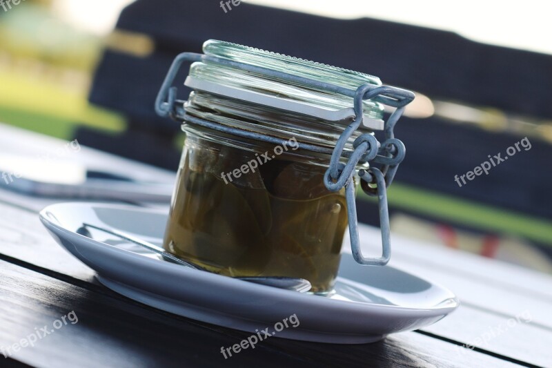 Jalapenos Pickled Glass Jar Plate