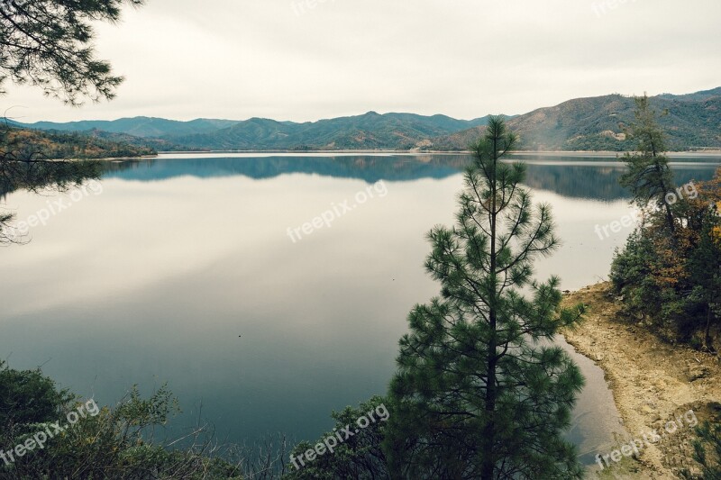 Water Lake Nature Outdoors Mountains