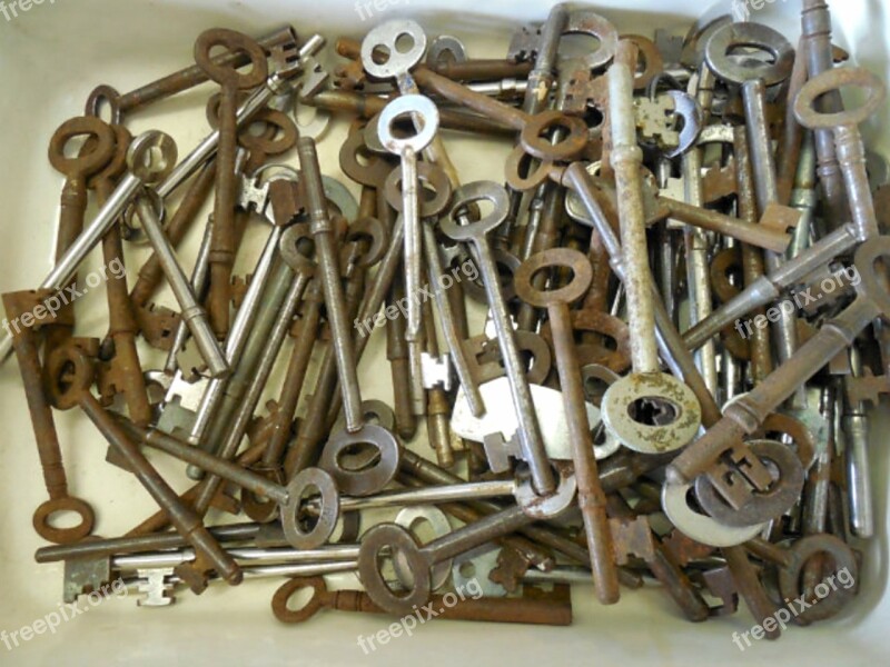 Skeleton Keys Antique Security Vintage