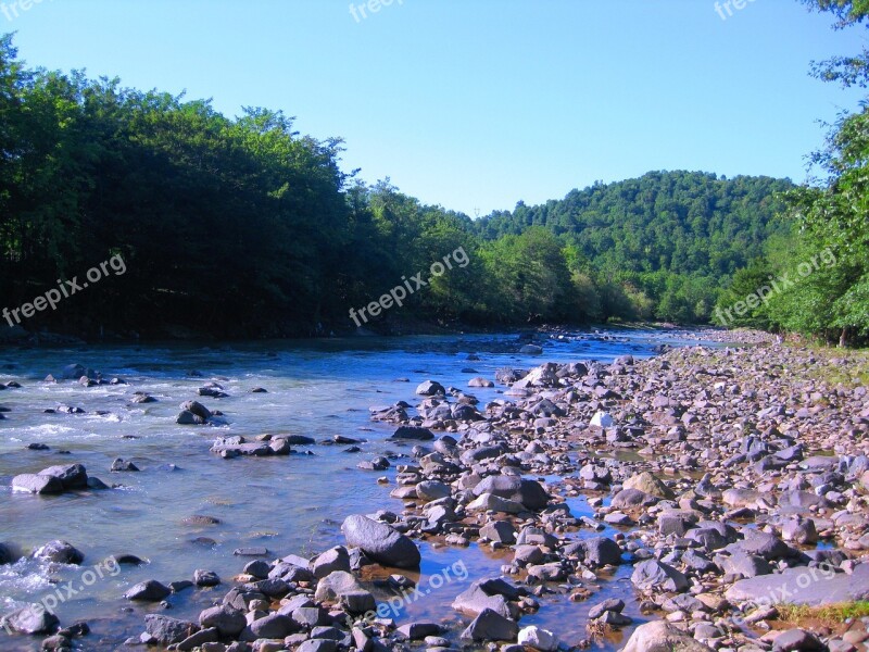 Landscape Georgia Caucasus Travel Landmark