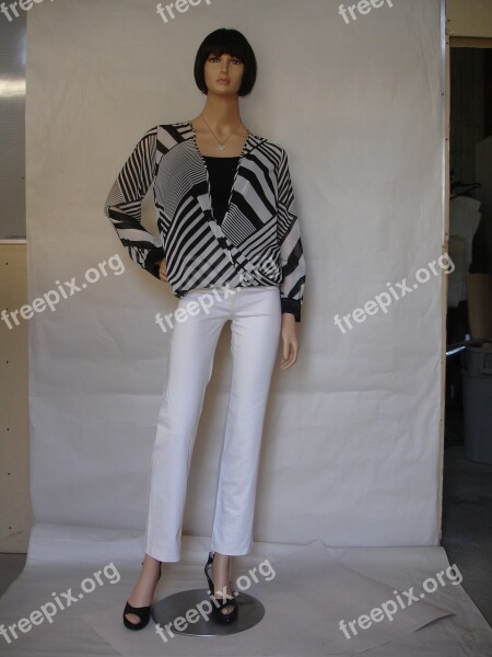 Fashion Mannequin Textile Design Design Blouse