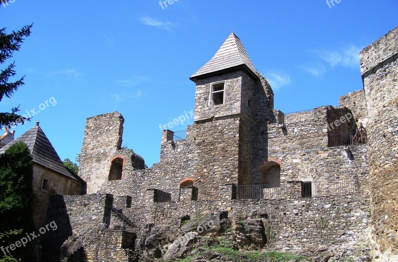 Wallpaper Background Castle Ruins Czech