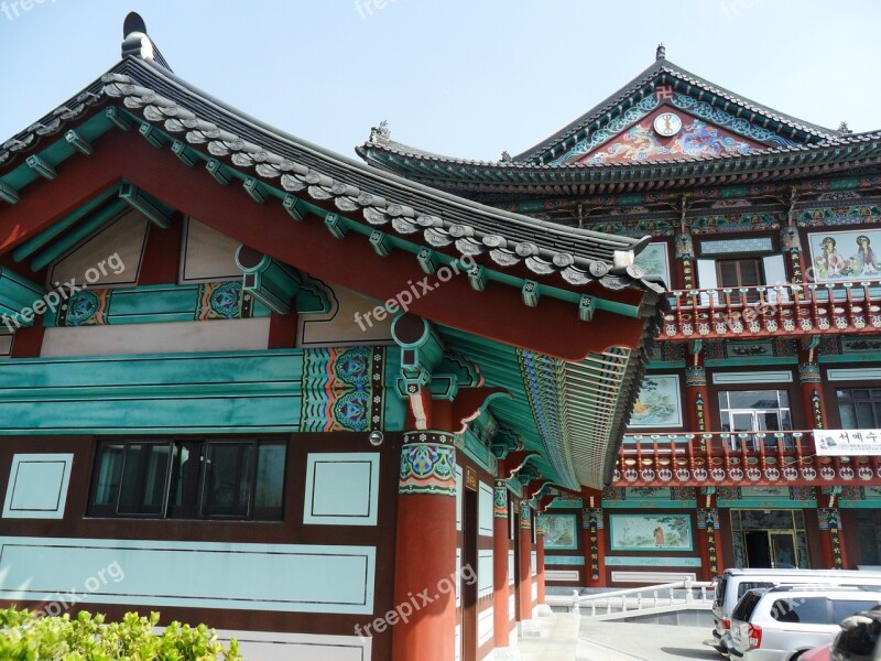 Korea South Korea Temple Buddhism Buddha