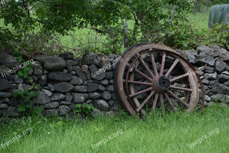 Wheel Charette Field Free Photos