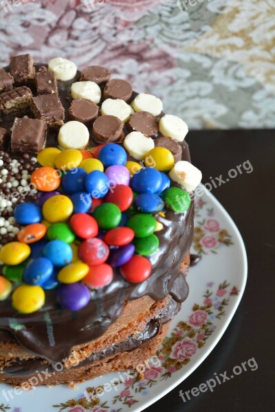 Cake Confetti Chocolate Brigadier Free Photos