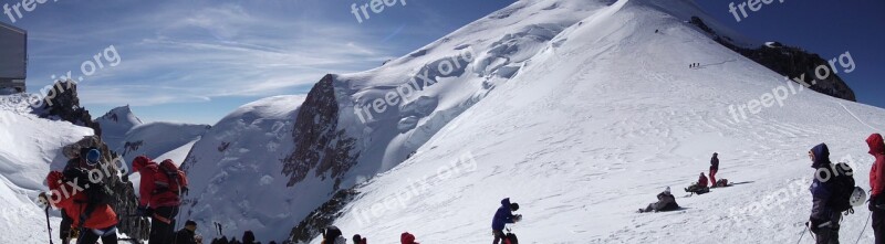 Vallot Shelter Mont Blanc Altitude Ski Skiing