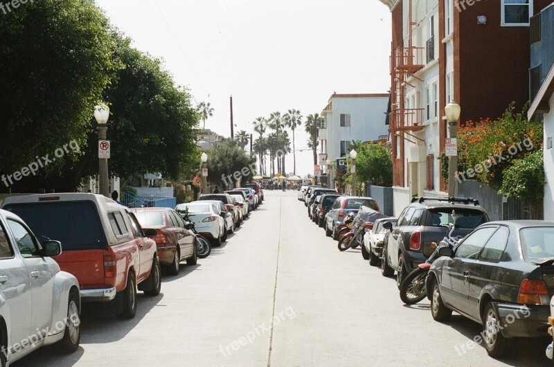 Street Parking Cars Trucks Motorcycle