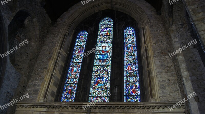 Stained Glass St Mary's Cathedral Church Cathedral Glass