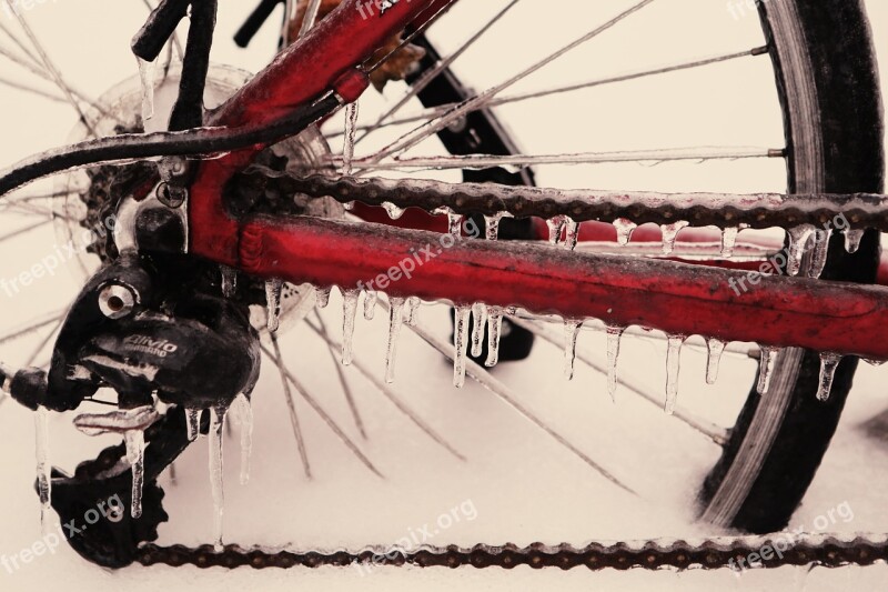 Bicycle Frozen Ice Bike Wheel