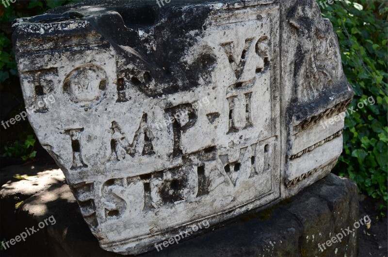 Stone Writing Engraving Rock Text