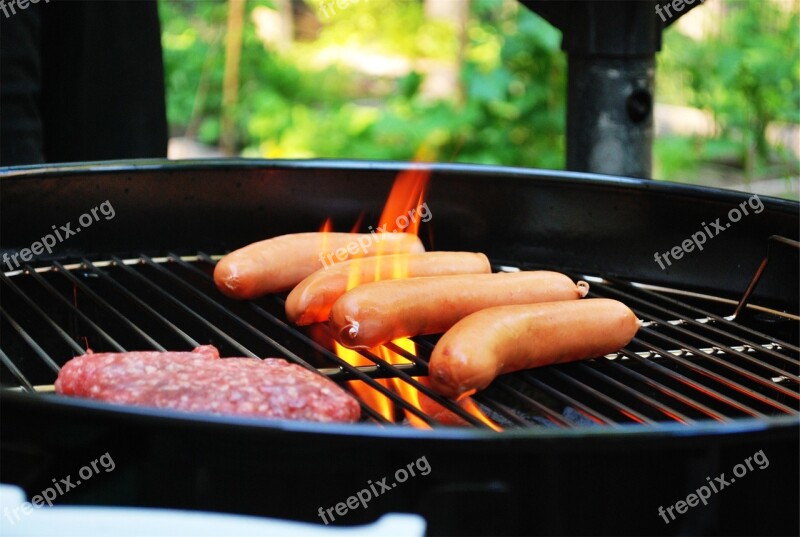 Barbecue Bbq Grill Meat Hot Dogs