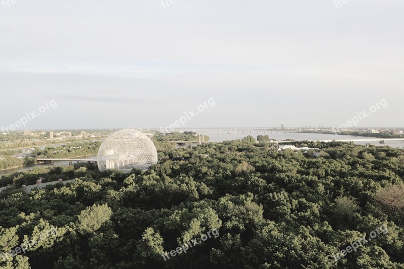 Biosphere Landscape Trees Montreal Water