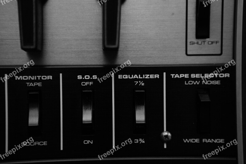 Music Audio Equipment Equalizer Switches