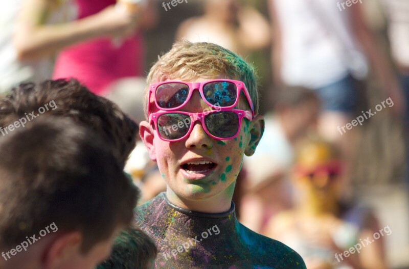 Pink Sunglasses Young Kid Boy