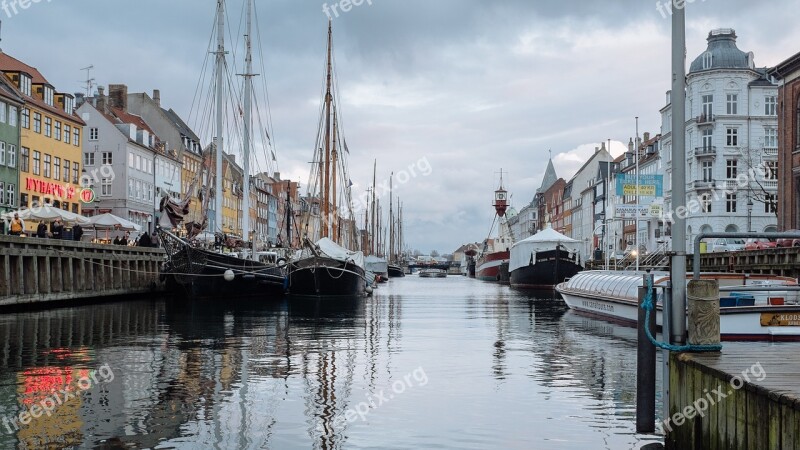 Copenhagen Boats River Water City