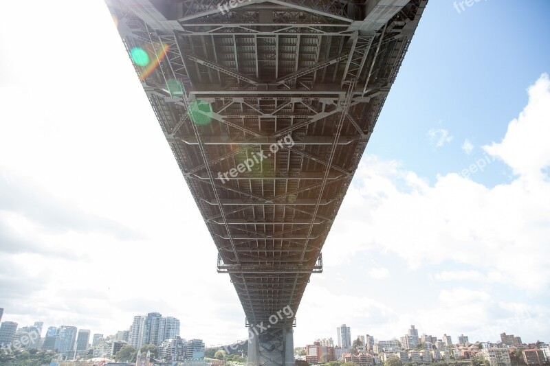 Bridge Sunshine Buildings Architecture City