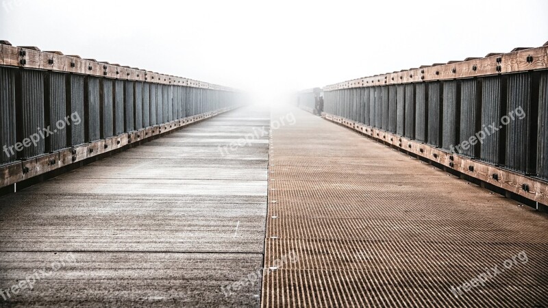 Bridge Architecture Wooden Planks Brown