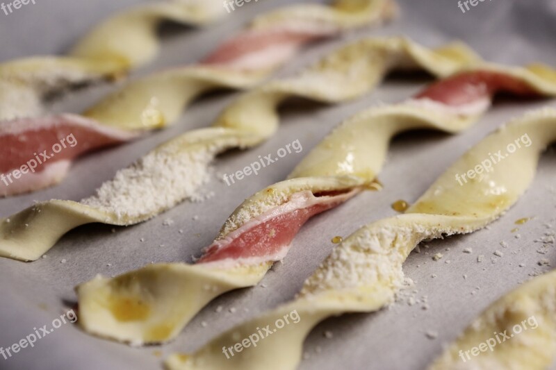 Food Bacon Dough Appetizers Free Photos