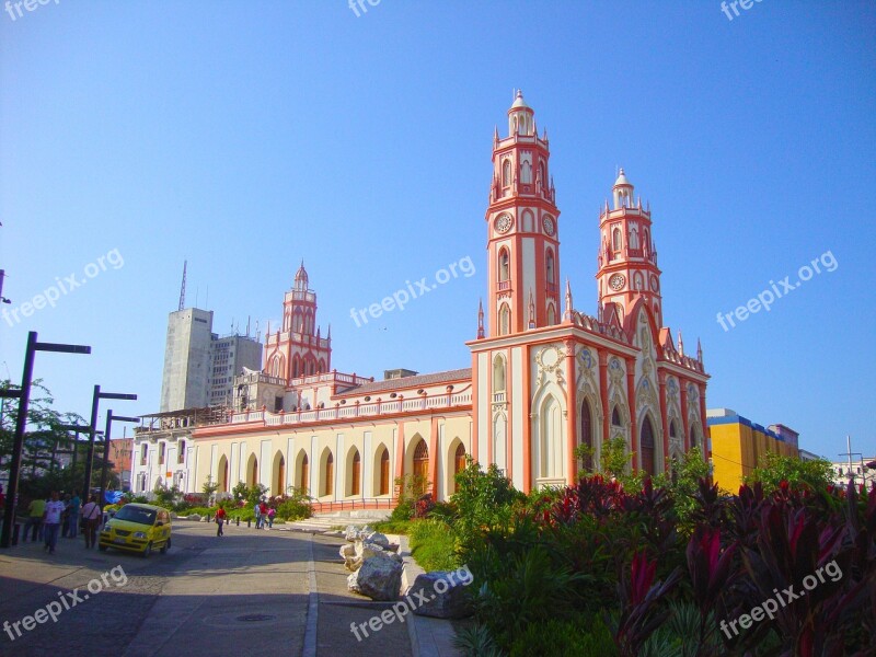 Churches Barranquilla Colombia Architecture Free Photos