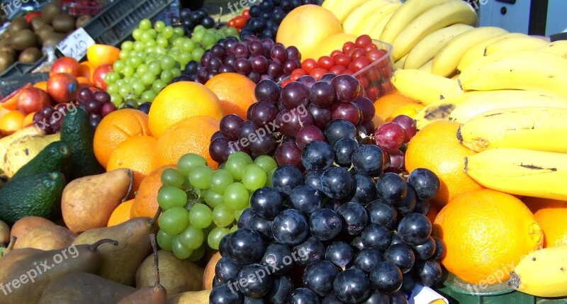 Mixed Fruit Market Color Free Photos