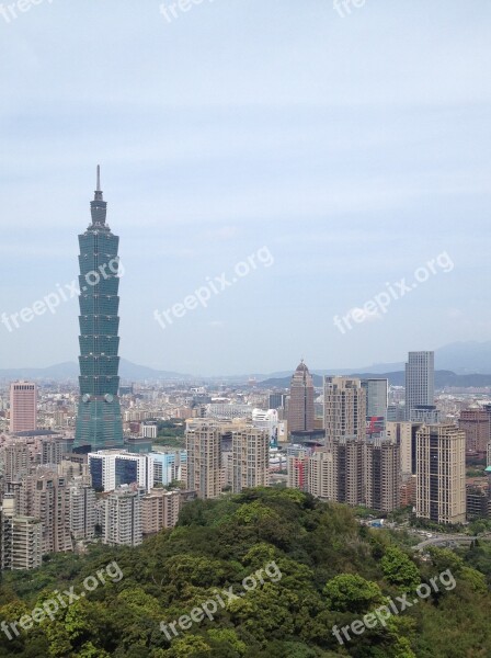 Taiwan Taipei 101 Xiangshan Taipei Free Photos