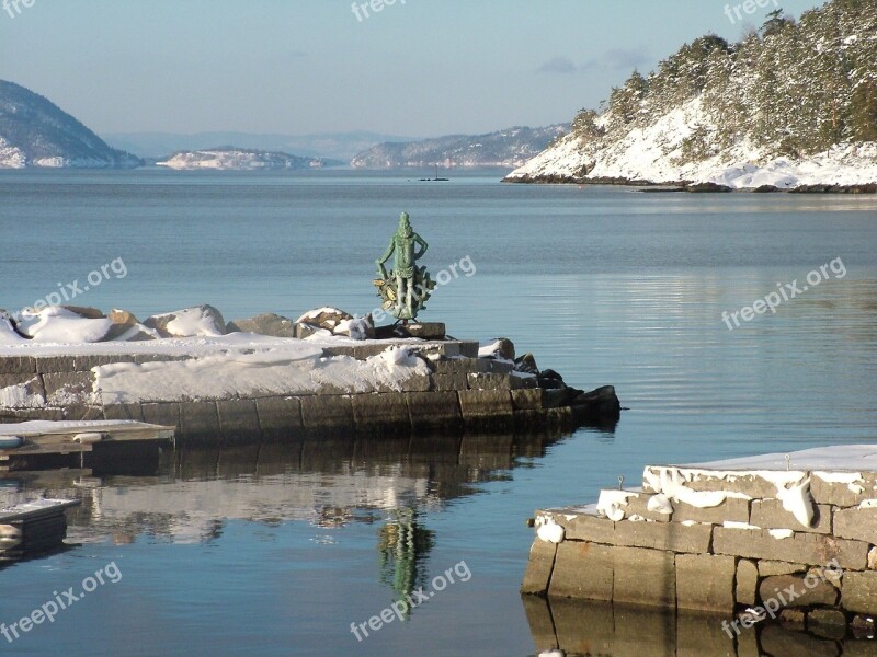 Norway Winter Sea The Nature Of The Oslo