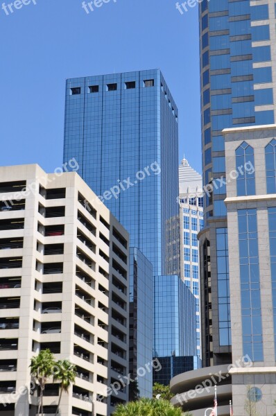 City Skyline Cityscape Skyscraper Downtown