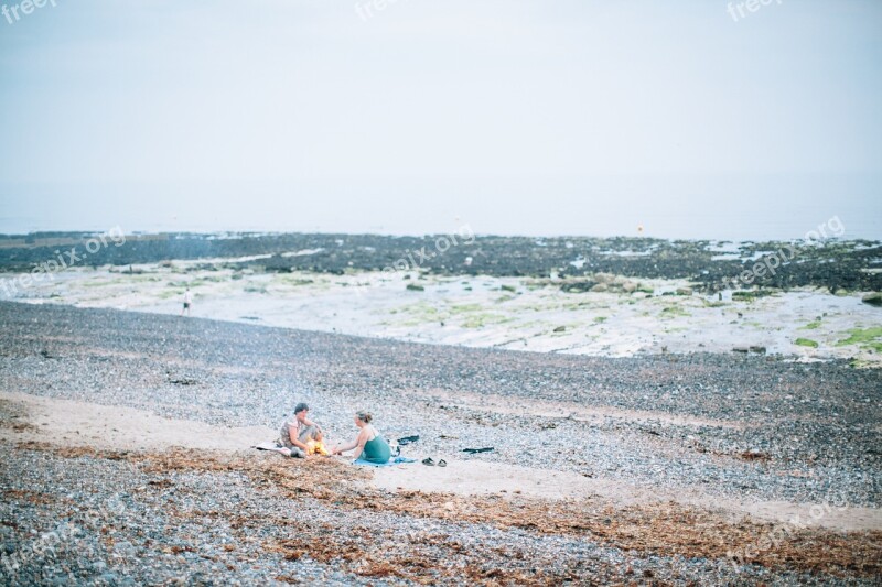 Beach Sand Shore Waves Ocean