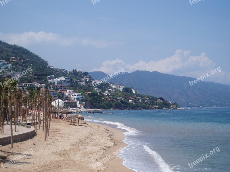 Puerto Vallarta Beach Coast Sea Ocean