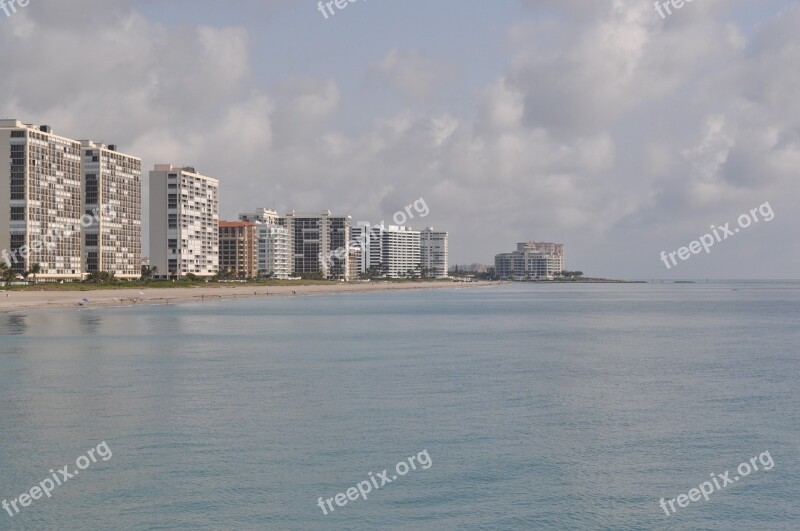 Boca Raton Beach Sand Sea Ocean