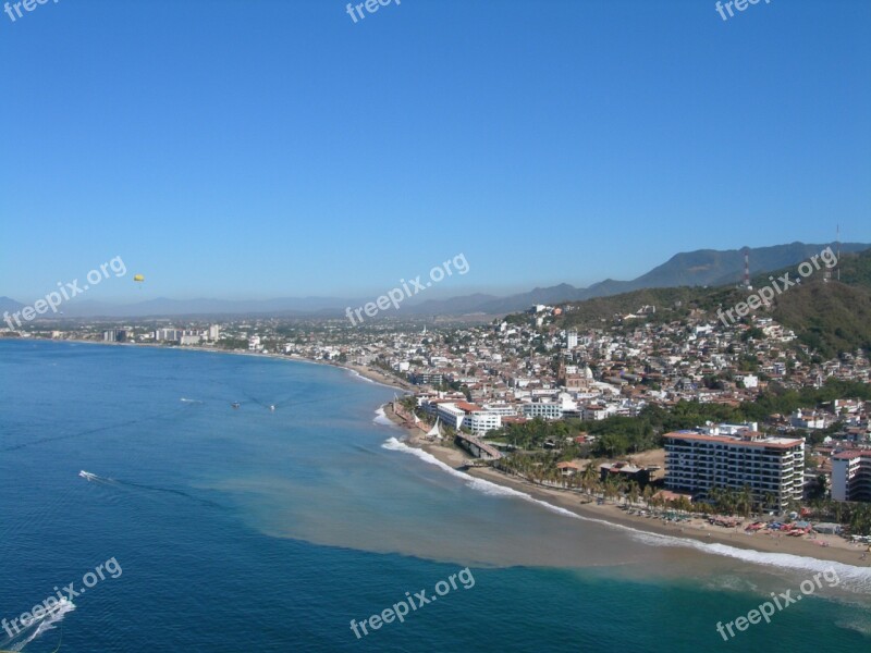 Beach Mexico Puerto Vallarta Tropical Vacation